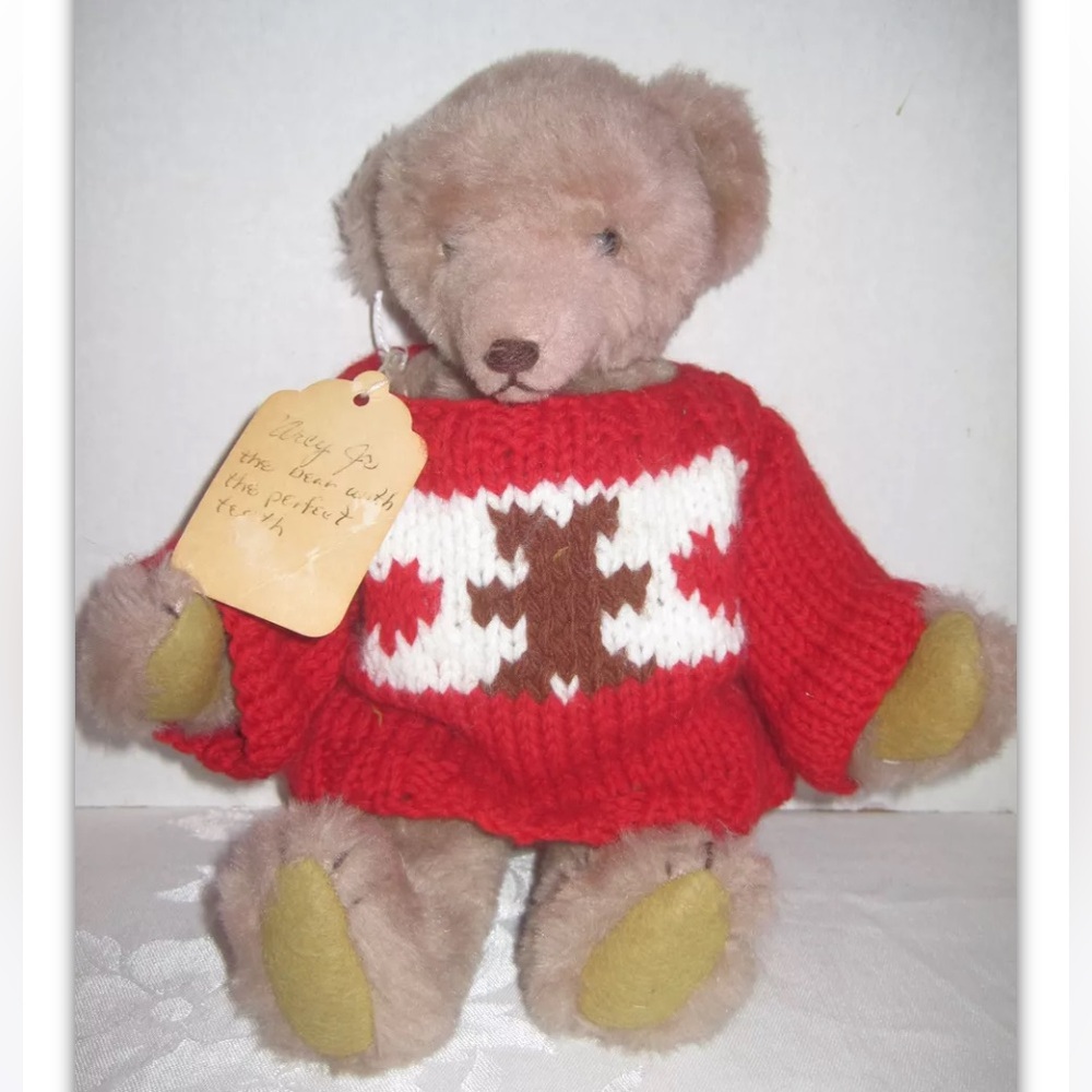 Vintage Ashley OriginalJointed Teddy Bear Plush Toy Animal 11" Plush Bear Toy